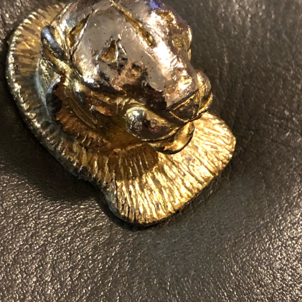 Vintage Ruth salts lion head Unique purse really cool purse - Picture 4 of 14
